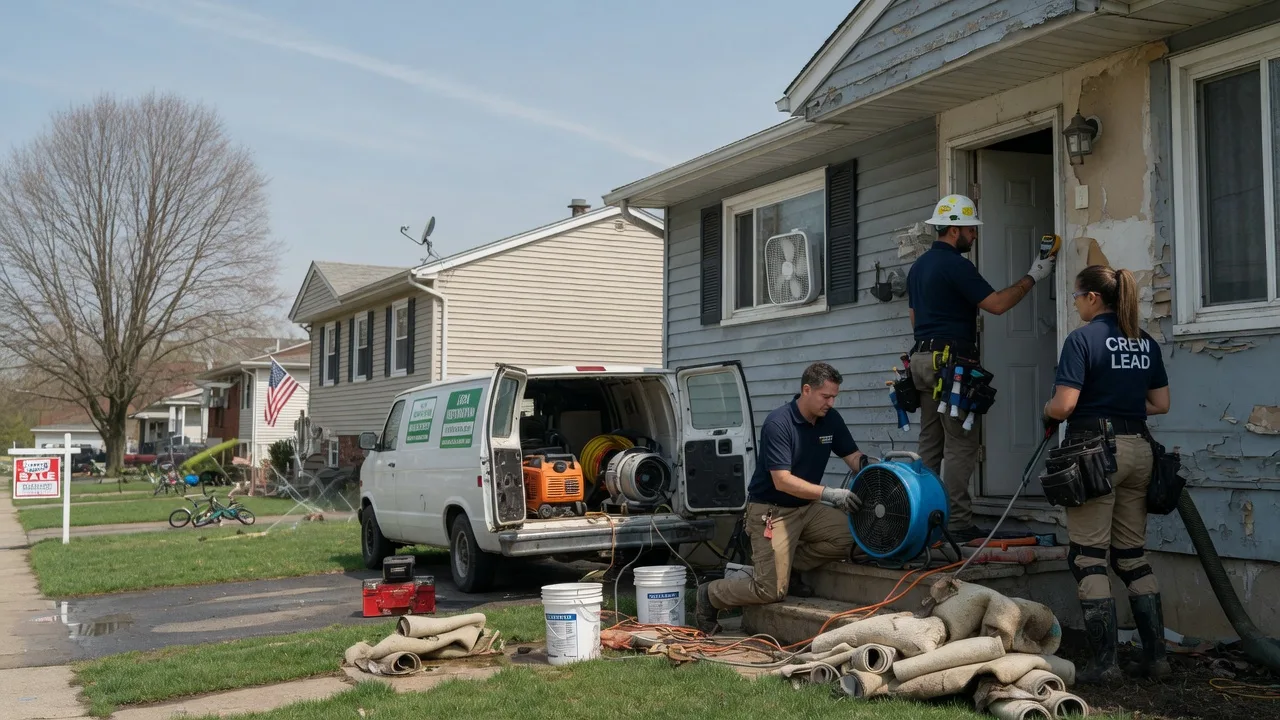 Flood Cleanup in South Vienna, OH near me